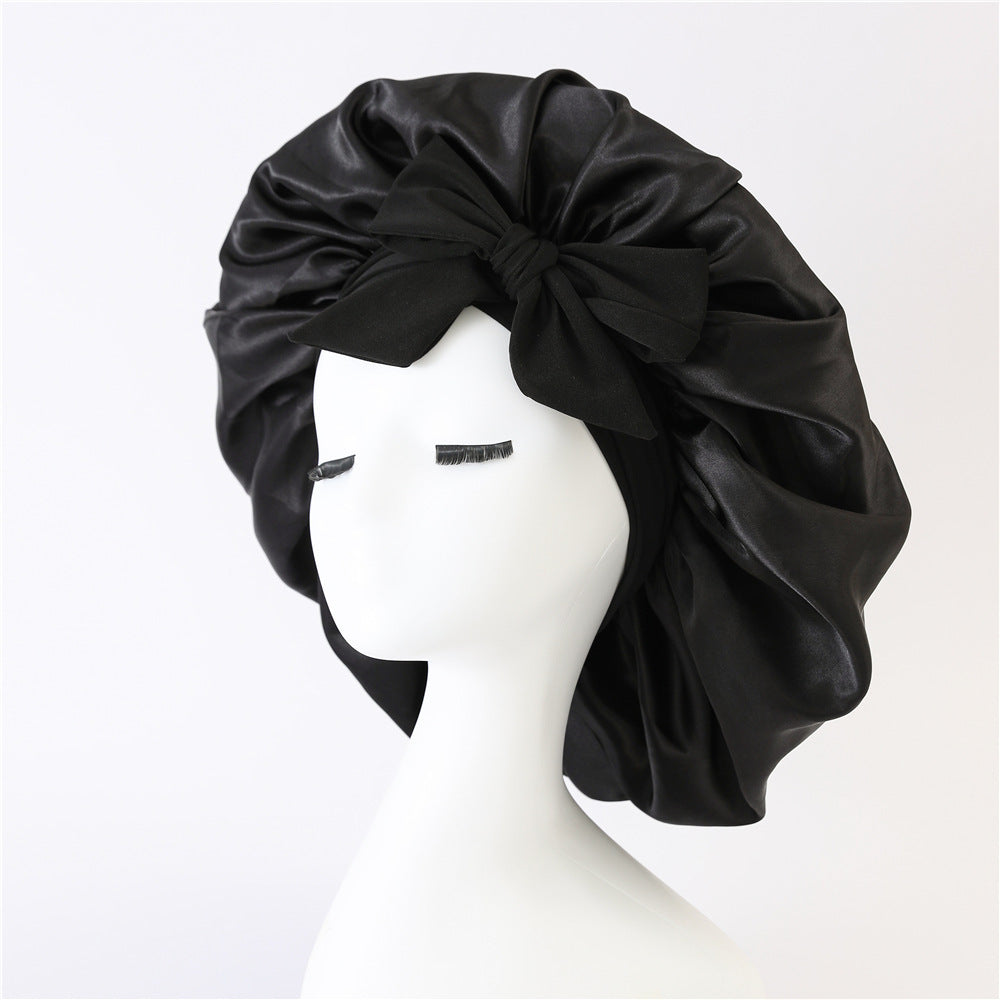 New Style Satin Bonnet For Sleep | Satin Hair Cover Night Bonnet