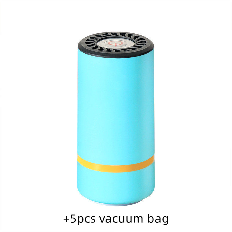 Mini Food Vacuum Sealer Kitchen Portable USB Electric Air Pump