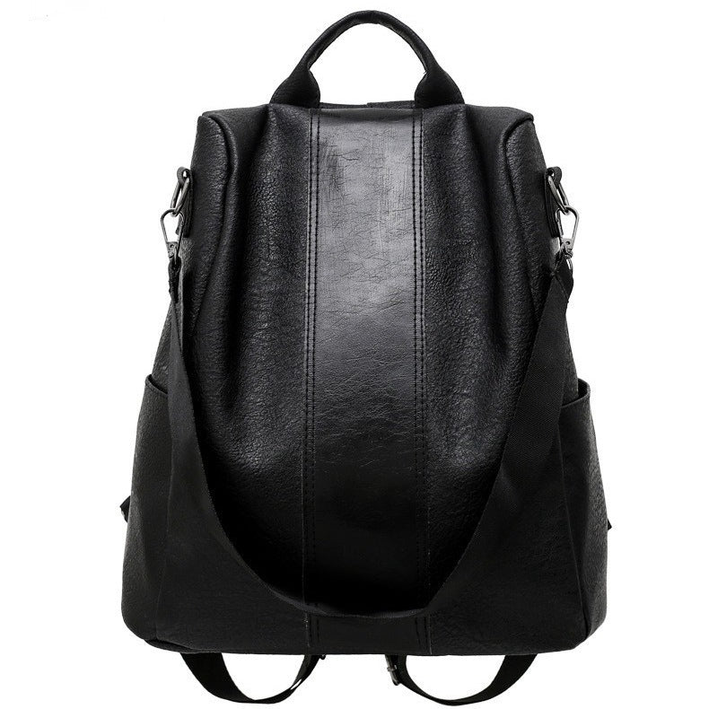 Women's Solid Color Tone Fashion Backpack