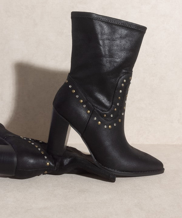 Paris Style Fashionable Oasis Society Boots with Studs