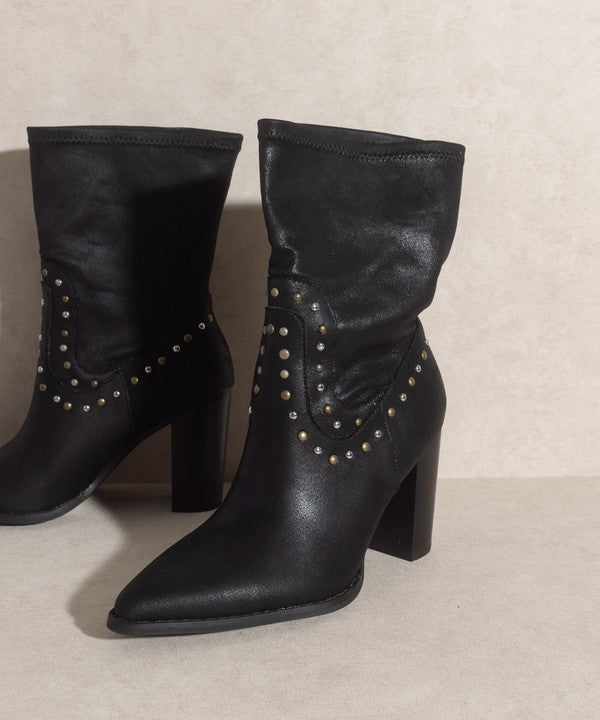 Paris Style Fashionable Oasis Society Boots with Studs