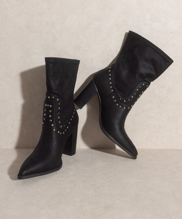 Paris Style Fashionable Oasis Society Boots with Studs