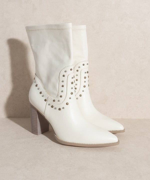 Paris Style Fashionable Oasis Society Boots with Studs