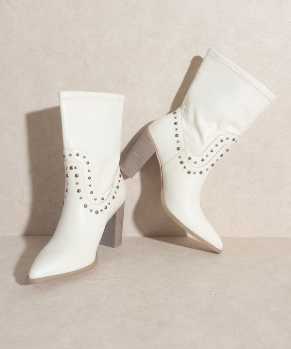 Paris Style Fashionable Oasis Society Boots with Studs