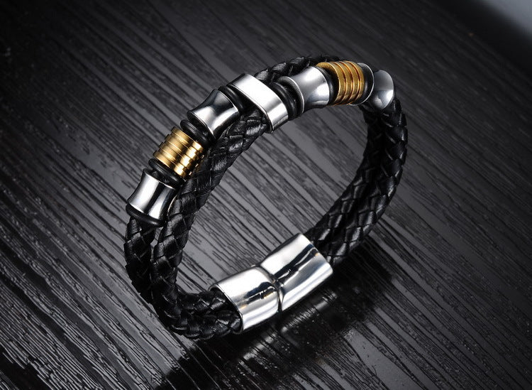 Magnetic buckle  knitted hand chain