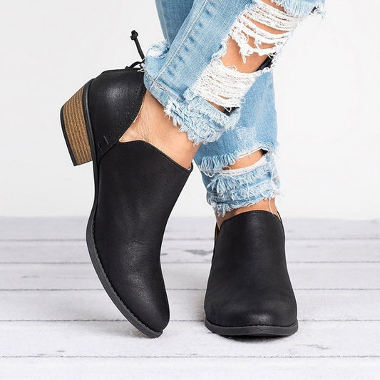 Small Heel  Ankle Boots