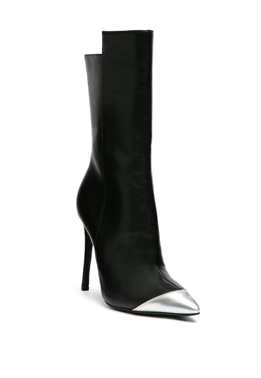 Black and Silver Stylish Boots