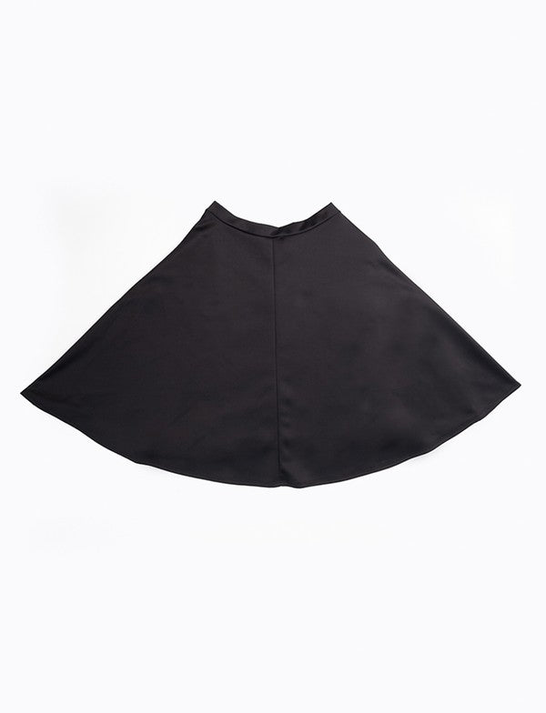 Plus Size Knee Length Fashion Skirt with Pockets