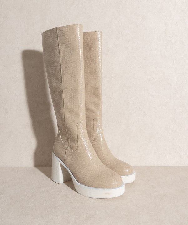 Platform Knee-High Boots | Oasis Society Juniper -