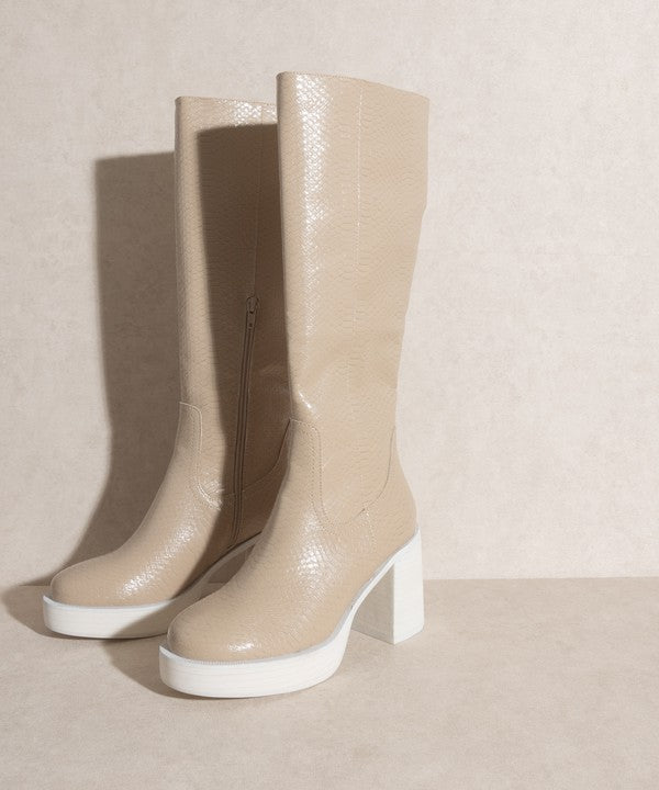 Platform Knee-High Boots | Oasis Society Juniper -