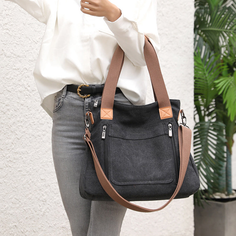 Women Totes Bag | Large Female Canvas Bag |Female Casual Shoulder Bags