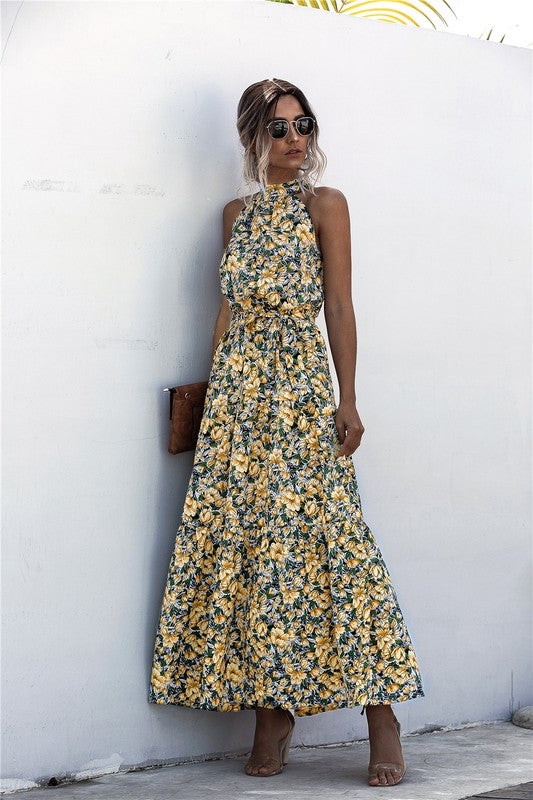 Polka Dot Maxi Dress