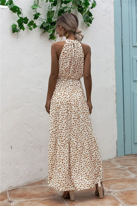 Polka Dot Maxi Dress