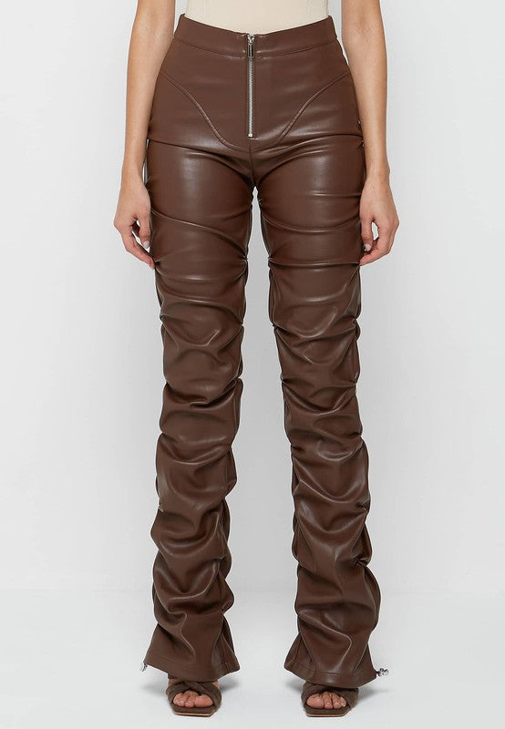 PU LEATHER PANTS