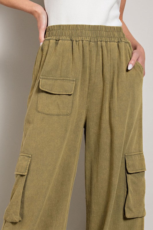 Cargo Pants | Mineral Washed Cargo Pants