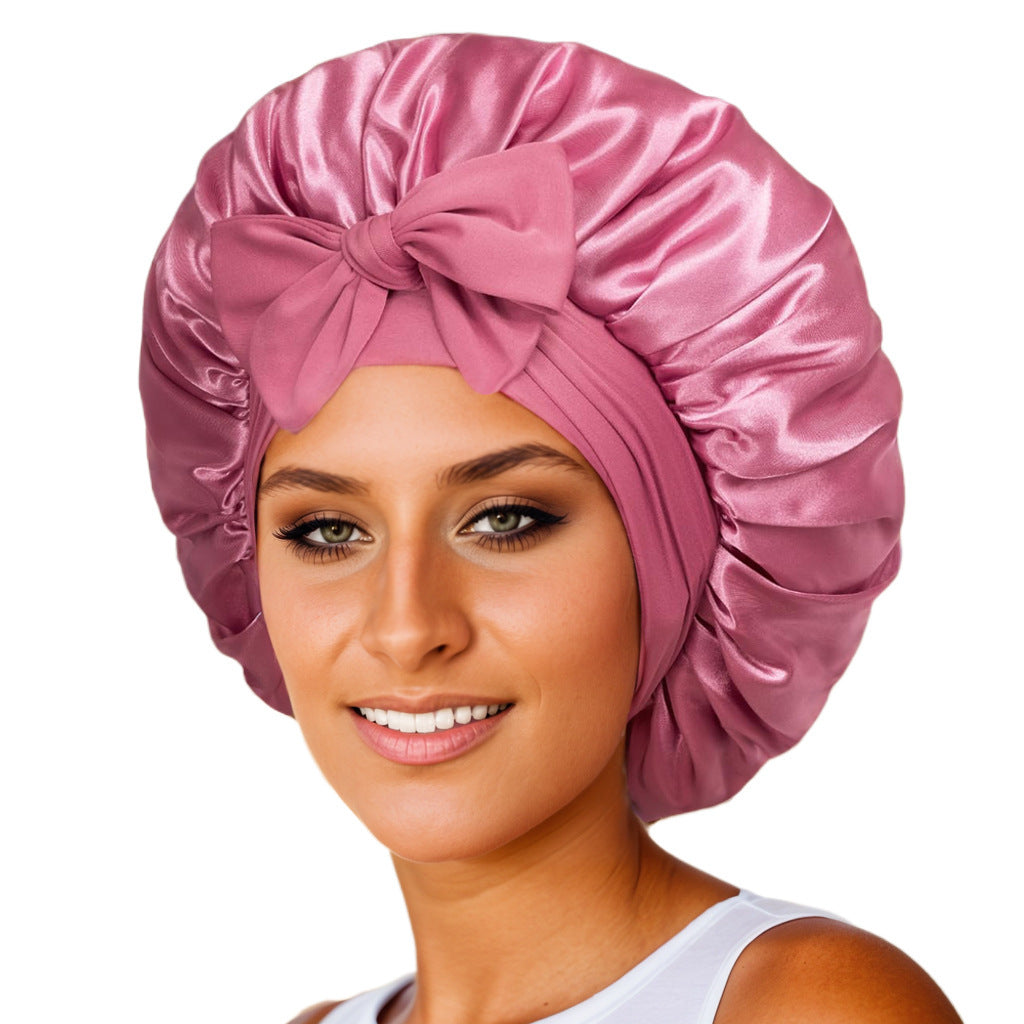 New Style Satin Bonnet For Sleep | Satin Hair Cover Night Bonnet