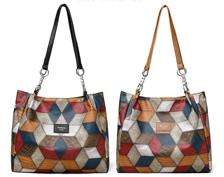 Retro Pattern Bag | Fashion Statement Handbag For Women