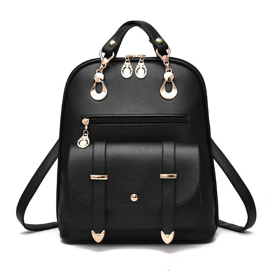 Female bag fashion PU leather fancy backpack