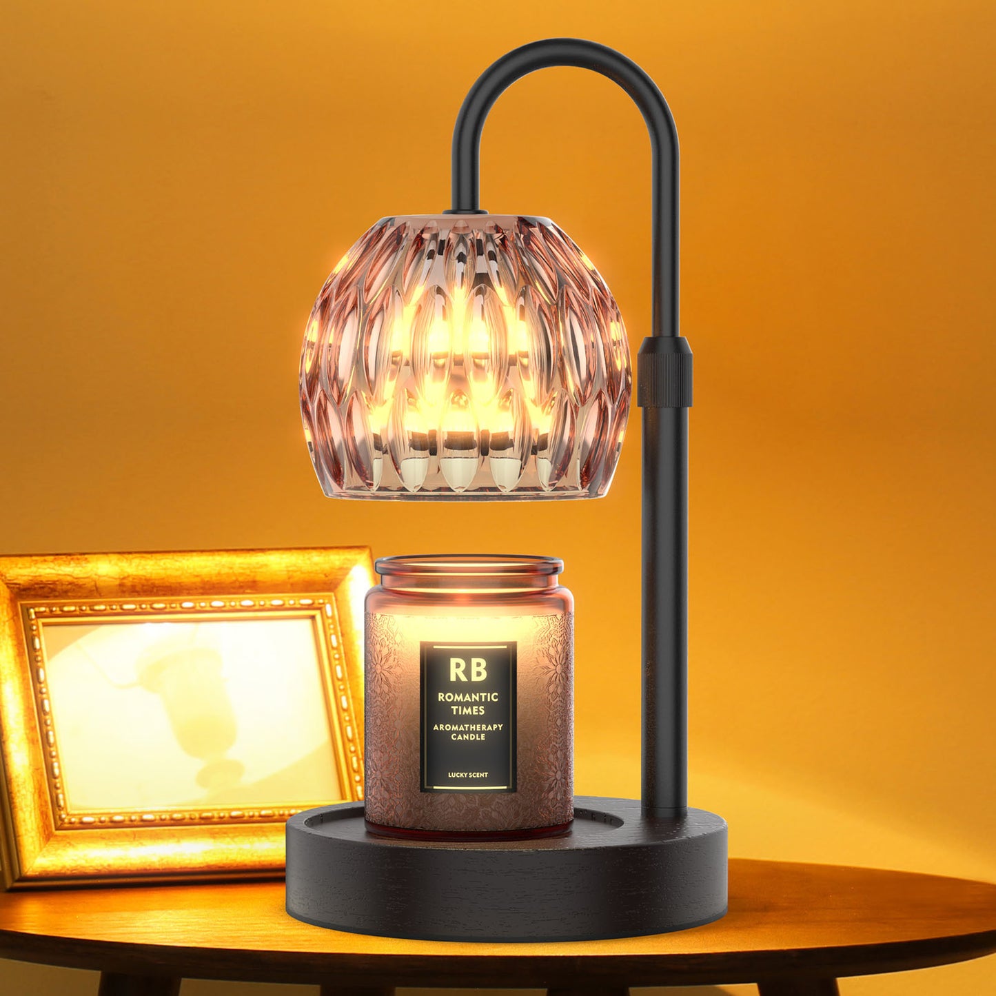 RAINBEAN Candle Warmer Lamp With Dimmer Timer and  Adjustable Height.