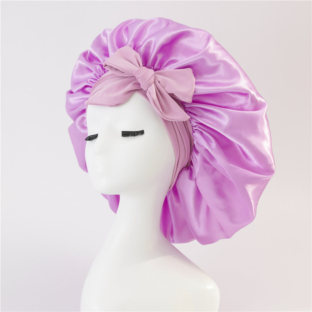 New Style Satin Bonnet For Sleep | Satin Hair Cover Night Bonnet