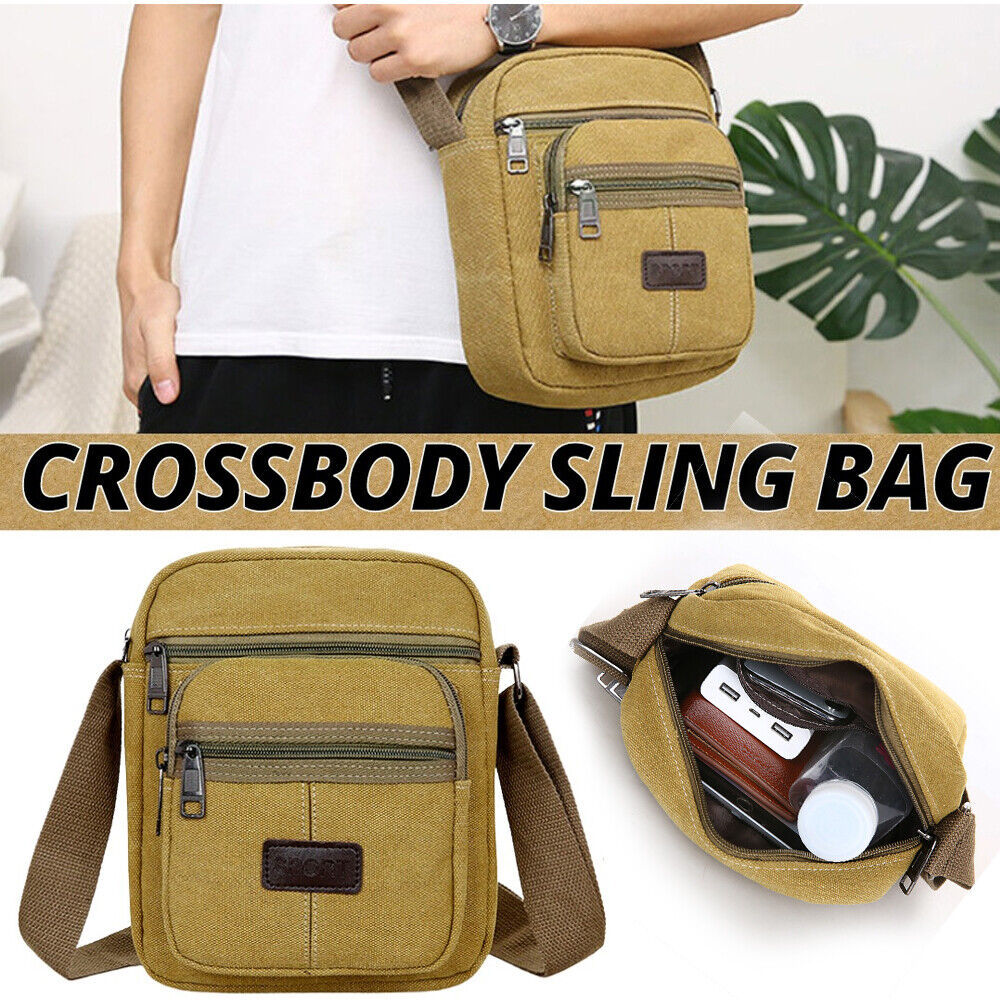 Crossbody Bag | Casual Canvas Bags Unisex