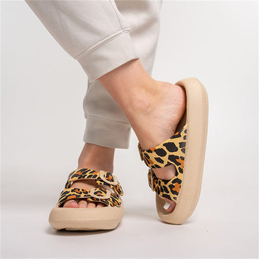 Summer Animal Print Slippers | Indoor Animal Print Slippers