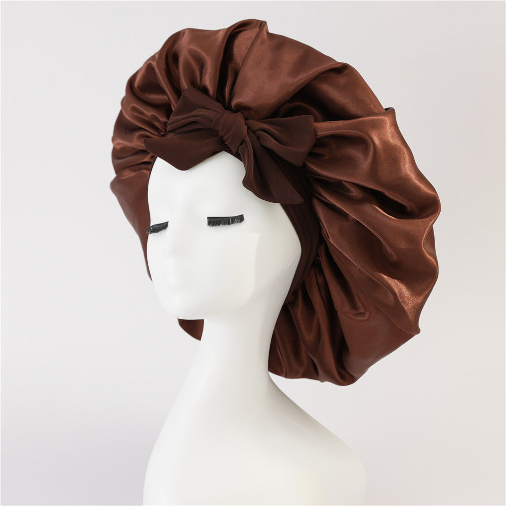 New Style Satin Bonnet For Sleep | Satin Hair Cover Night Bonnet