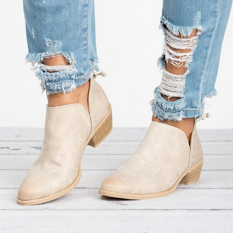 Small Heel  Ankle Boots