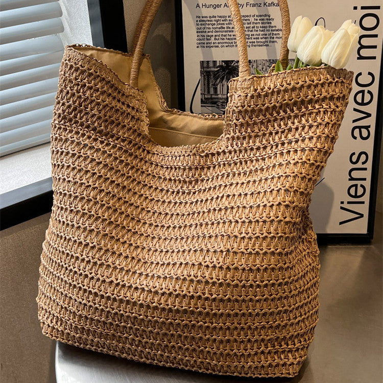 Design Gargen Bag | Woman Flower Straw Bag