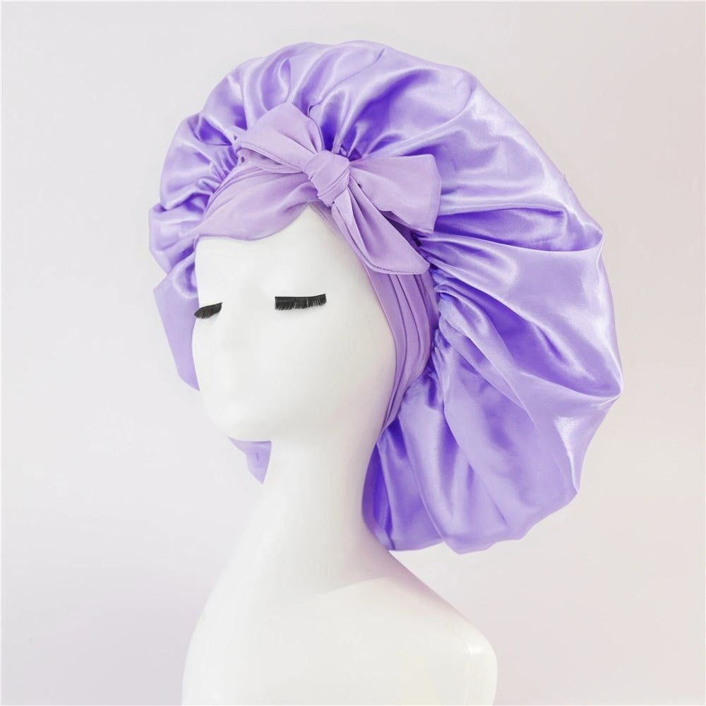 New Style Satin Bonnet For Sleep | Satin Hair Cover Night Bonnet