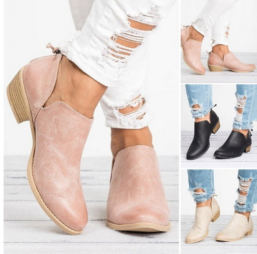 Small Heel  Ankle Boots