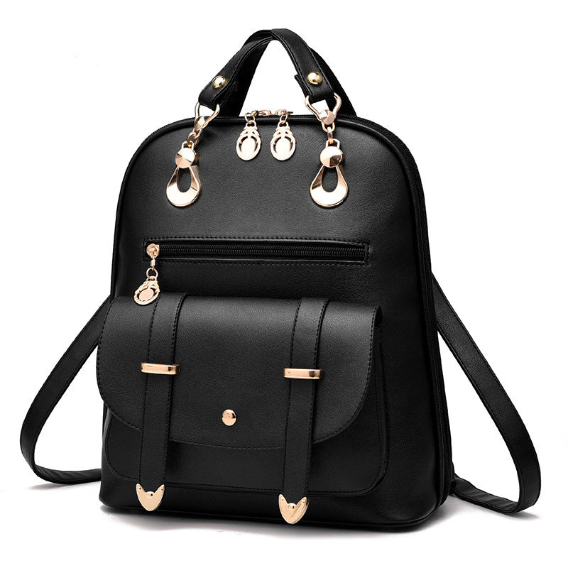 Female bag fashion PU leather fancy backpack