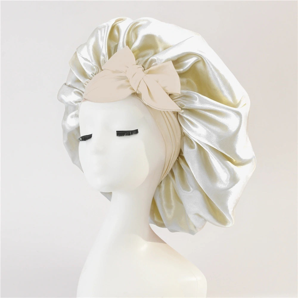 New Style Satin Bonnet For Sleep | Satin Hair Cover Night Bonnet