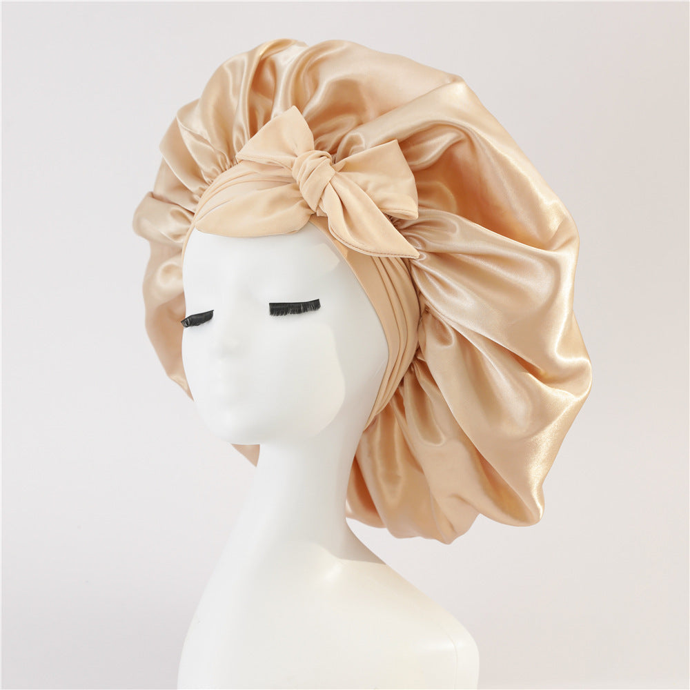 New Style Satin Bonnet For Sleep | Satin Hair Cover Night Bonnet