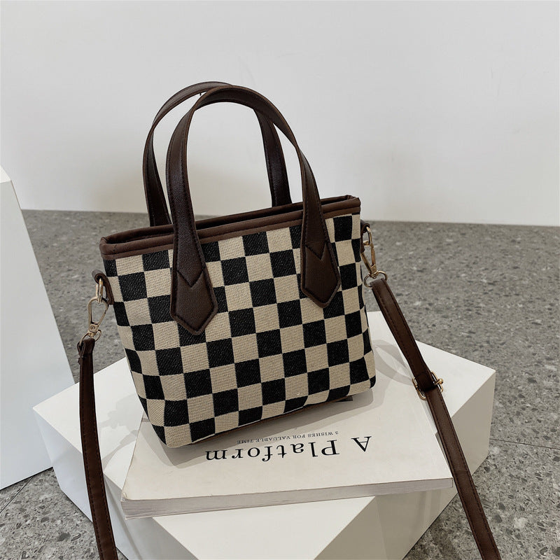 Checker Style Purse | Stylish Checker Purse