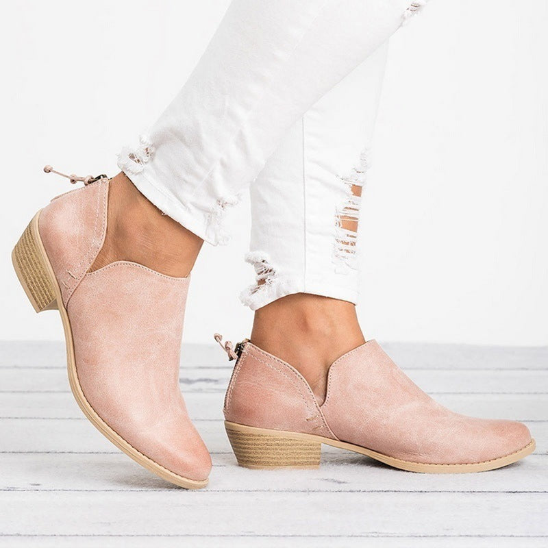 Small Heel  Ankle Boots