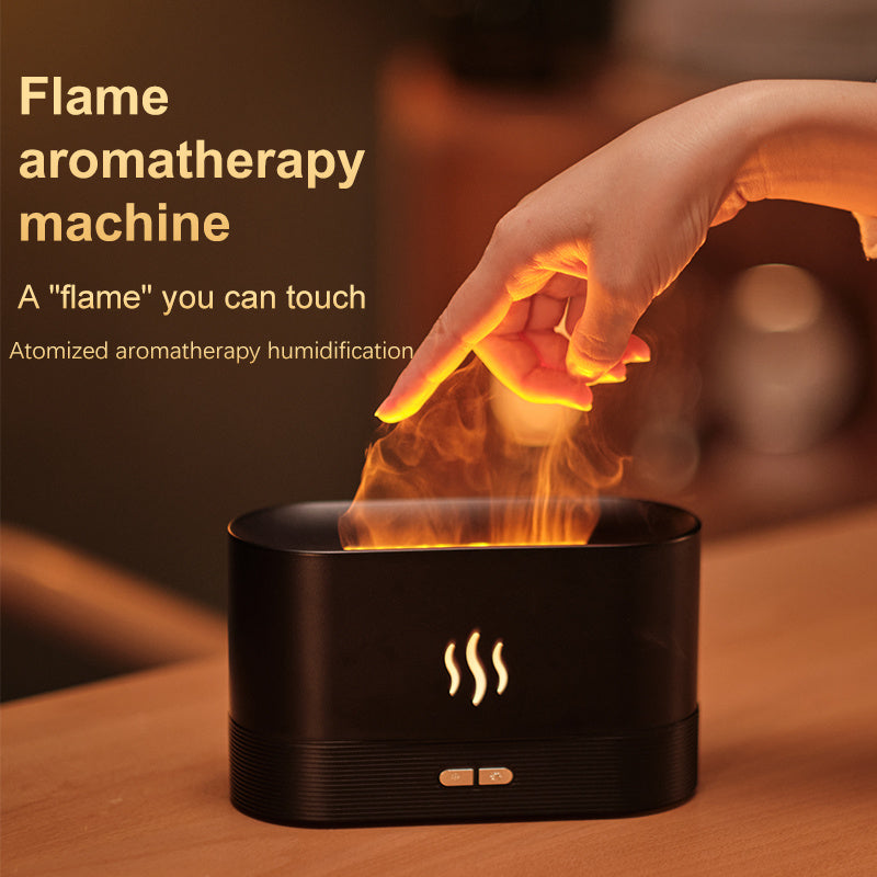 Fire Flame Humidifier Aroma Diffuser and Essential Oil Ultrasonic Humidifier