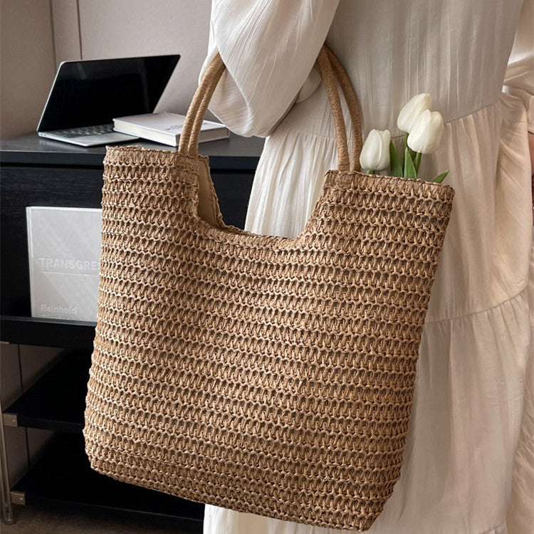 Design Gargen Bag | Woman Flower Straw Bag