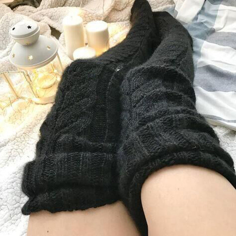 Fall-Winter Over The Knee Knitted Fashion Socks