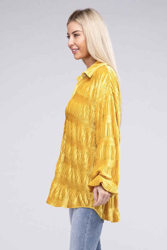 Shinning Velvet Shirt