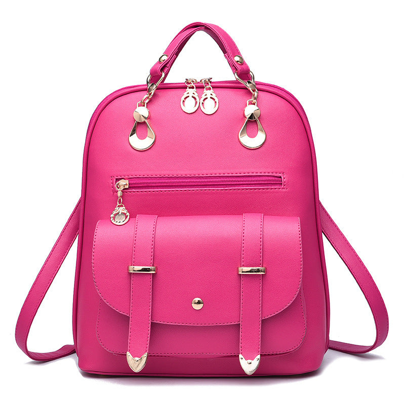 Female bag fashion PU leather fancy backpack