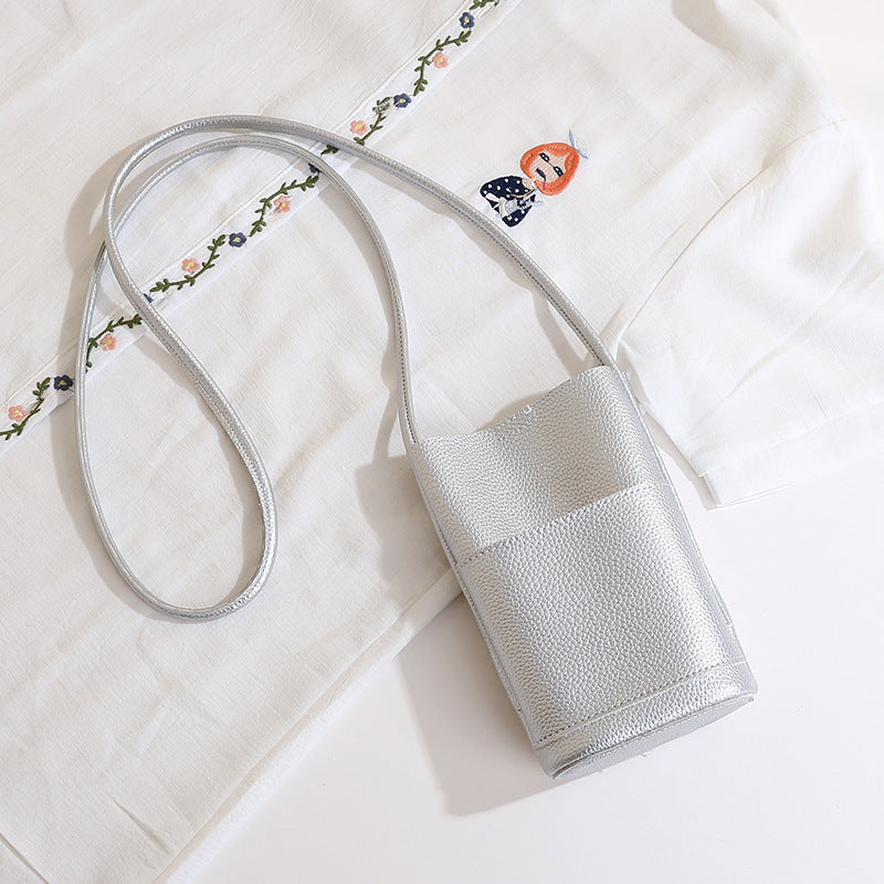 Soft Leather Mobile Phone Bag | Crossbody Purse