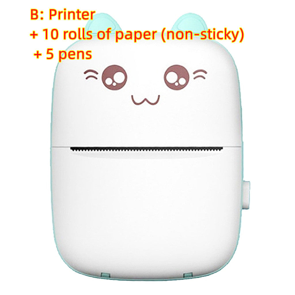 Mini Portable Anywhere Printer | Mini Bluetooth WiFi  Printer | Mobile Phone Outdoors Photo Printer