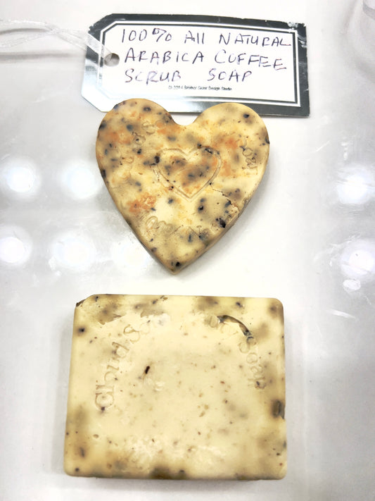 Arabica Coffee All Natural Soap | Heart Shaped Soap