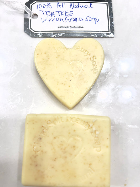 Tea Tree Lemongrass All Natural Soap