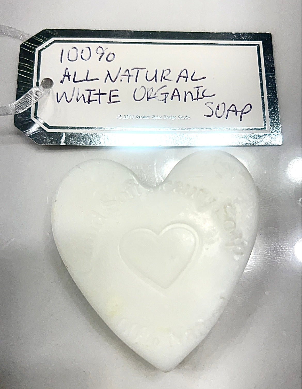 Pure White Organic All Natural Soap