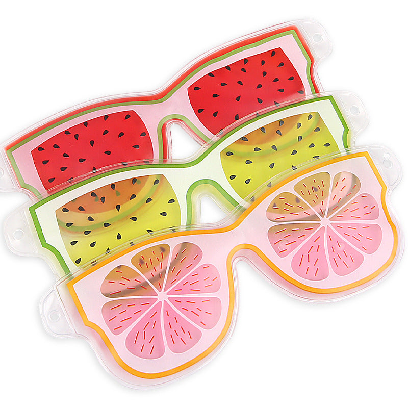 Frosted Fruit PVC Gel Ice Eye Mask