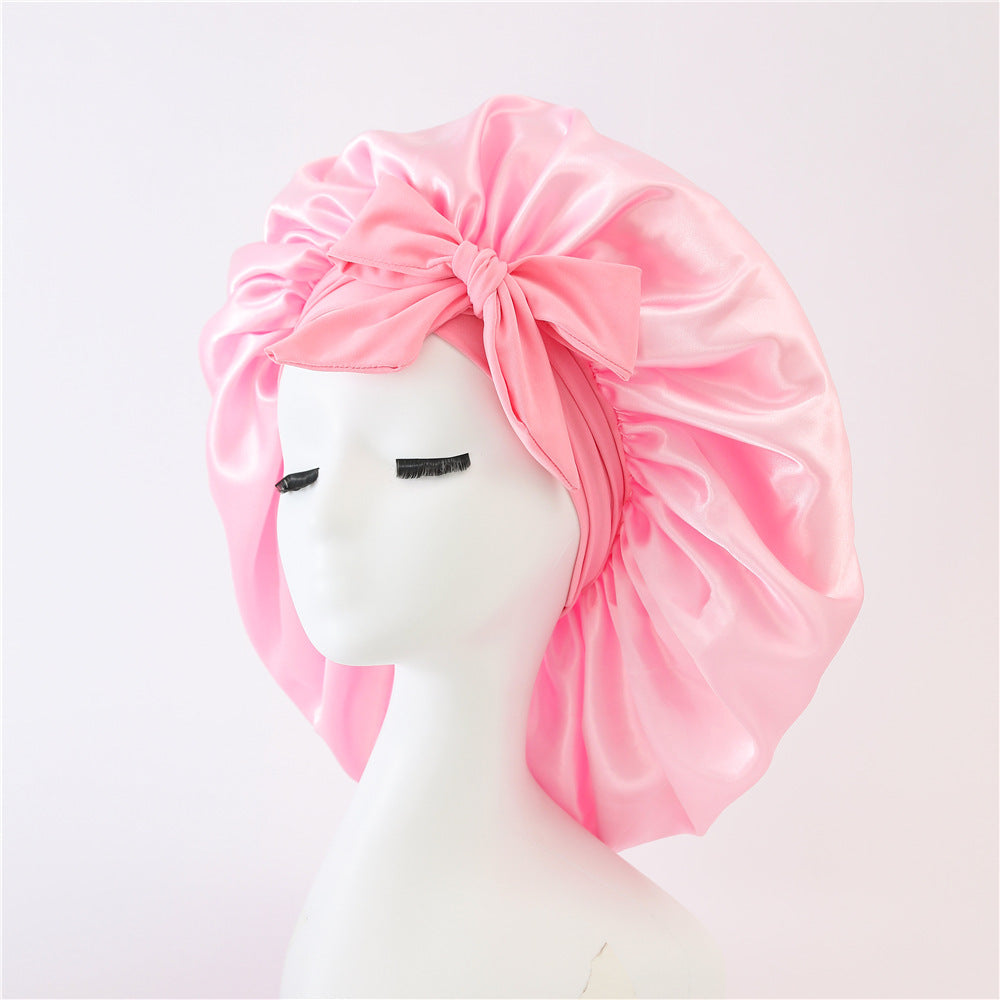 New Style Satin Bonnet For Sleep | Satin Hair Cover Night Bonnet