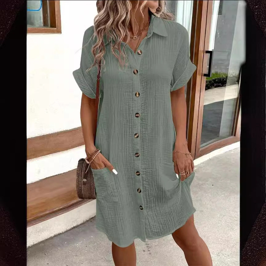 Fashion Mid-length Loose Dress