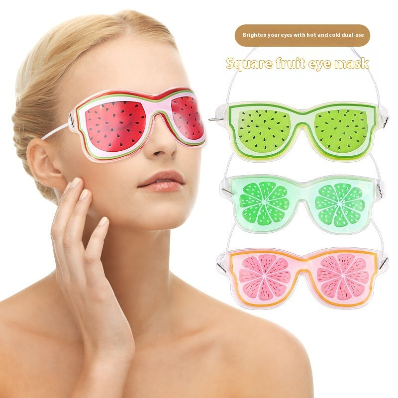 Frosted Fruit PVC Gel Ice Eye Mask